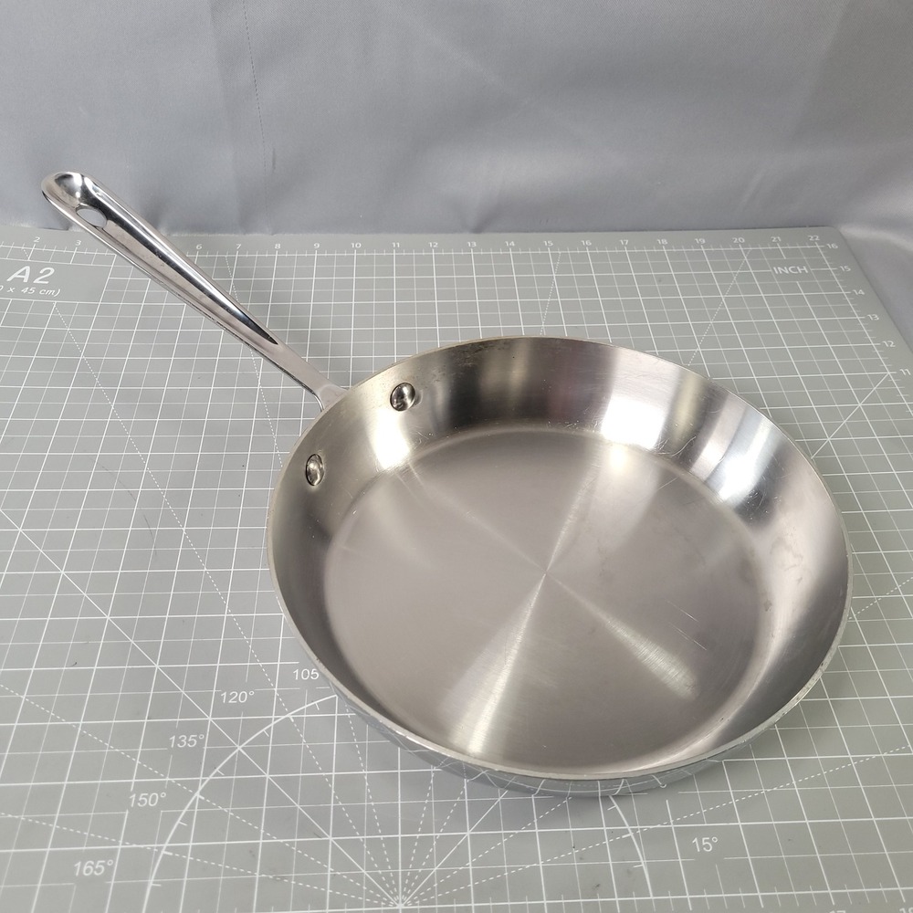 All-Clad 9 Inch Stainless Steel Tri-Ply Bonded Fry Pan Skillet #521309
